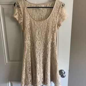 Cream colored dress